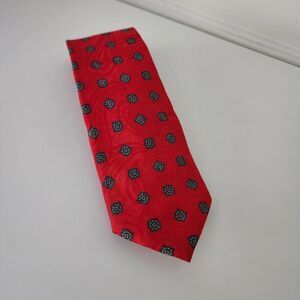 Vintage Fendi Roma Red Silk Necktie